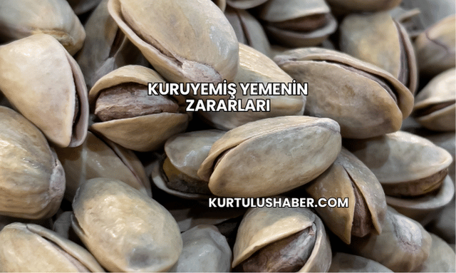 Kuruyemiş Yemenin Zararları