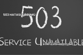 503 Hatası Çözümü