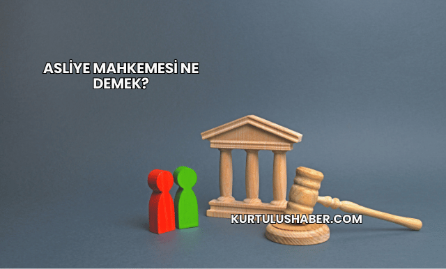 Asliye mahkemesi ne demek?