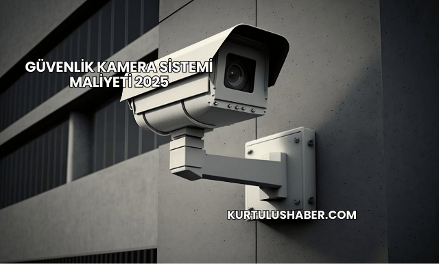 Güvenlik Kamera Sistemi Maliyeti 2025