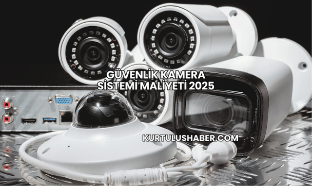 Güvenlik Kamera Sistemi Maliyeti 2025