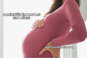 Hamileliğin İlk Haftası Sırt Ağrısı