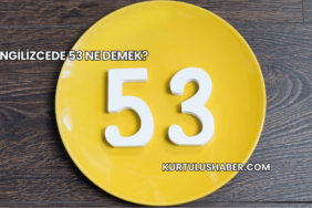 İngilizcede 53 Ne Demek?