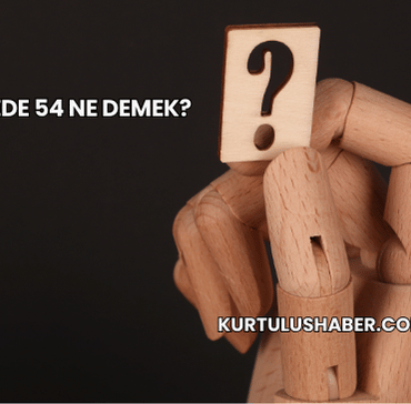 İngilizcede 54 Ne Demek?