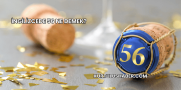 İngilizcede 56 Ne Demek?