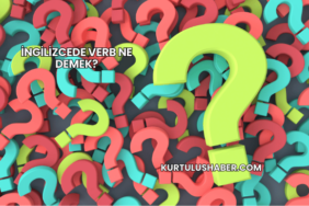 İngilizcede Verb Ne Demek?