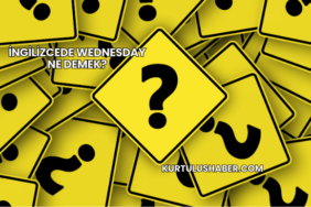 İngilizcede Wednesday Ne Demek?