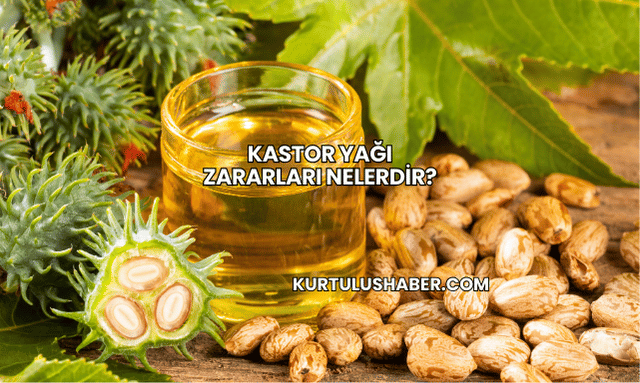 Kastor Yağı Zararları Nelerdir?