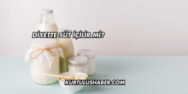 Diyette Süt İçilir mi?